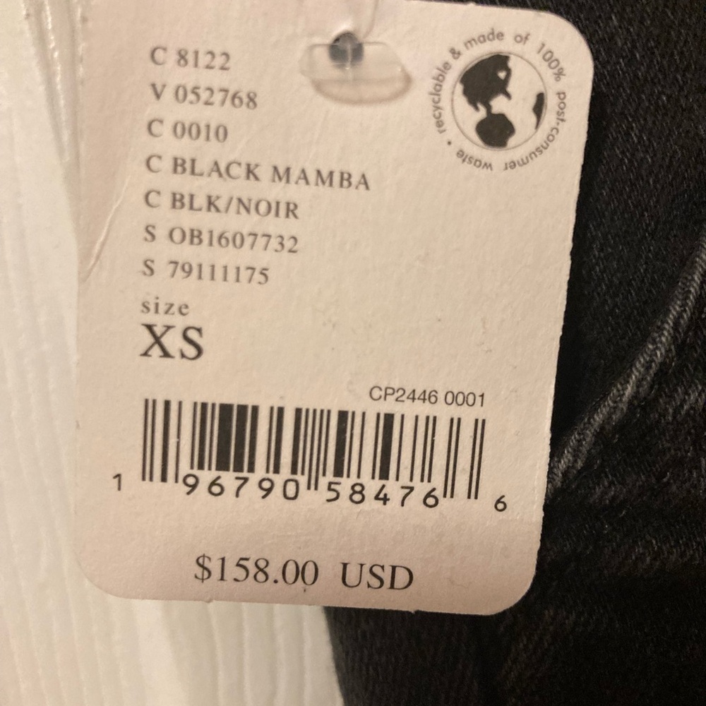 Free People/ We The Free Black Mamba Jean Jumpsuit Size XS - Picture 8 of 8